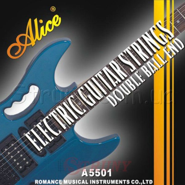 Alice A5501 Double Ball End Струни електрогітари нікель 10/46