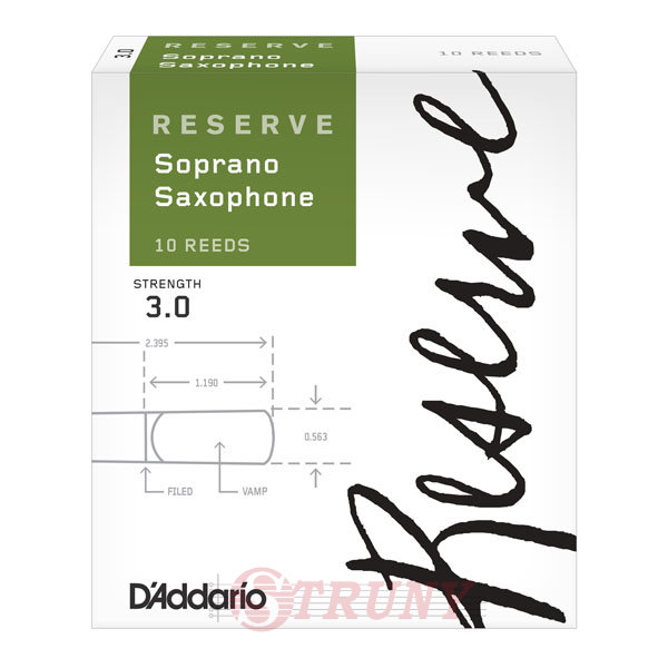 RICO DIR1030 Тростини для сопрано саксофона Reserve 3