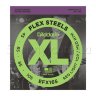D'Addario EFX165 Flex Steels Custom Light Long Scale 45/105