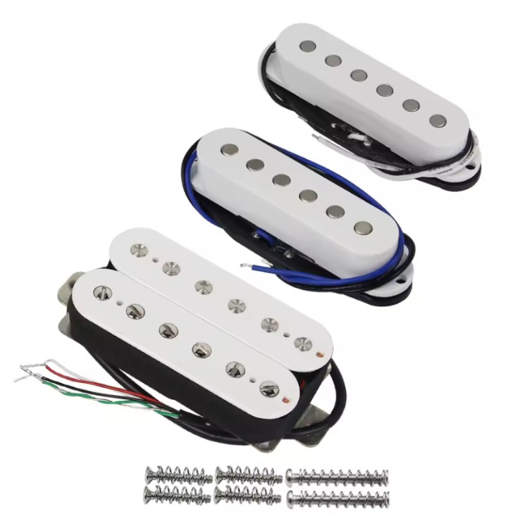 Fleor Strat-HSS Set WH Alnico 5 Набір синглів та хабакера для стратокастера