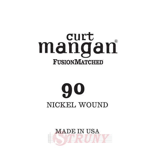 Curt Mangan 10090 90 Nickel Double Wound Ball End