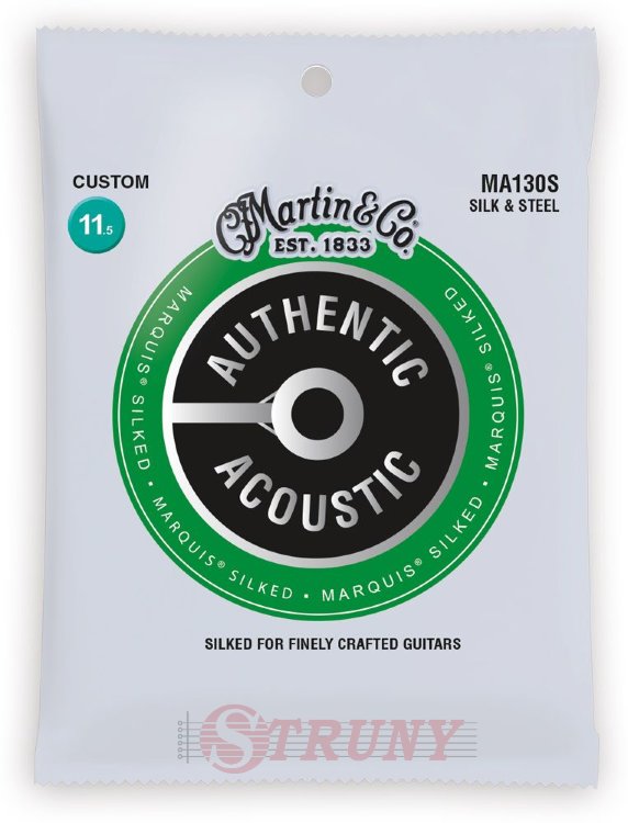 Martin M130S Authentic Acoustic Marquis Silk&Steel Folk (11.5-47)