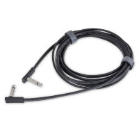 RockBoard RBO CAB FL300 BLK AA Flat Instrument Cable, angled/angled, 300 cm Инструментальный кабель