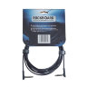 Rockboard RBO CAB FL300 BLK AA Flat Instrument Cable, angled/angled, 300 cm Інструментальний кабель