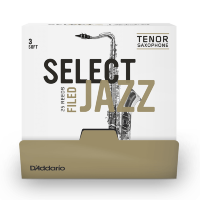 D’Addario Select Jazz - Tenor Sax Filed 3S - 25 Pack Тростини для тенор саксофона