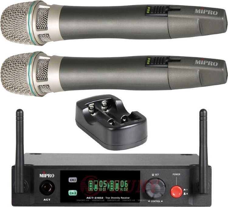 Mipro ACT-2412/2*ACT-24HC/MP-80 Радіосистема