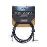 Rockboard RBO CAB FL300 BLK SA Flat Instrument Cable, straight/angled, 300 cm Інструментальний кабель