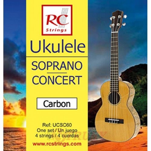 Royal Classics UCSC60 Ukulele Carbon Soprano-Concert