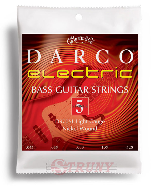 Martin D9705L DARCO Electric 5-String Bass Light 45/125