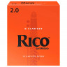 RICO RBA1020 Rico - Eb Clarinet #2.0 - 10 Box Тростини для кларнета