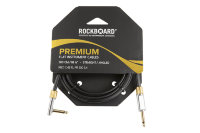 RockBoard RBO CAB FL PR 300 SA PREMIUM Flat Instrument Cable, straight/angled, 300 cm Инструментальный кабель