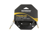 RockBoard RBO CAB FL PR 300 SS PREMIUM Flat Instrument Cable, straight/straight, 300 cm Инструментальный кабель
