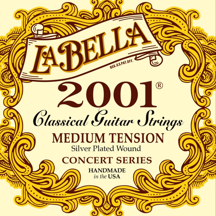 La Bella 2001M Classical Series Guitar Strings Medium