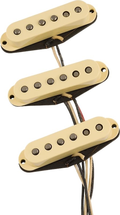 FENDER PURE VINTAGE '61 STRATOCASTER PICKUP SET AGED WHITE