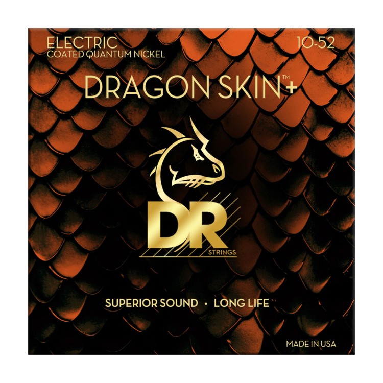 DR Strings DRAGON SKIN+ Electric - Medium-Heavy (10-52)