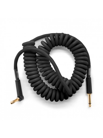 MXR Coil Cable Black Right/Straight (4.5m)