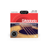 D'Addario EXP17 Phosphor Bronze Light Acoustic Guitar Strings 13/53