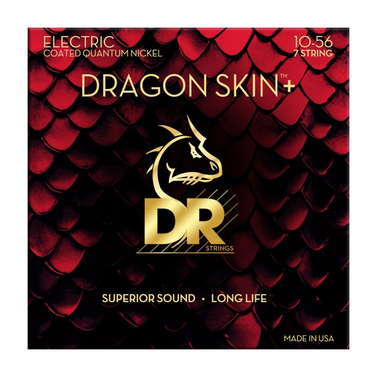 DR Strings DRAGON SKIN+ Electric - Medium 7-String (10-56) DR Strings DRAGON SKIN+ Electric - Medium 7-String (10-56)