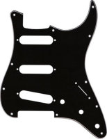 Fender Standard Stratocaster pickguard 3-ply black 0991359000