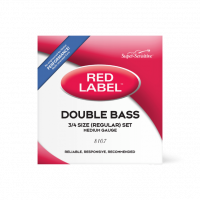D'ADDARIO Super Sensitive 8107 Red Label Double Bass String Set - 3/4 Size