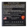 DR STRINGS BLACK BEAUTIES ACOUSTIC - EXTRA LIGHT (10-48)