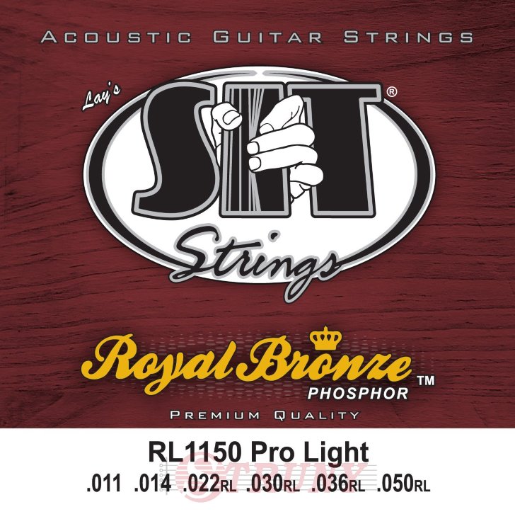 SIT RL1150 Pro Light Phosphor Bronze Acoustic Guitar Strings 11/50