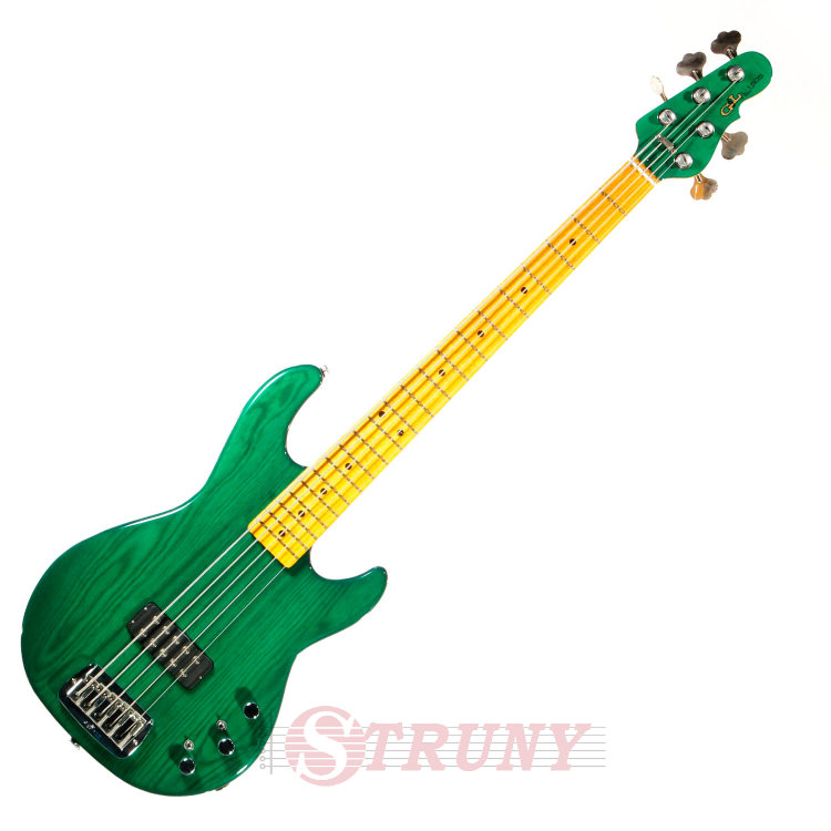 Бас-гітара G&L L1505 FIVE STRINGS (Clear Forest Green, Maple) № CLF50934
