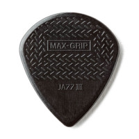 Dunlop 471P3S MAX GRIP JAZZ III BLACK STIFFO PLAYER'S PACK