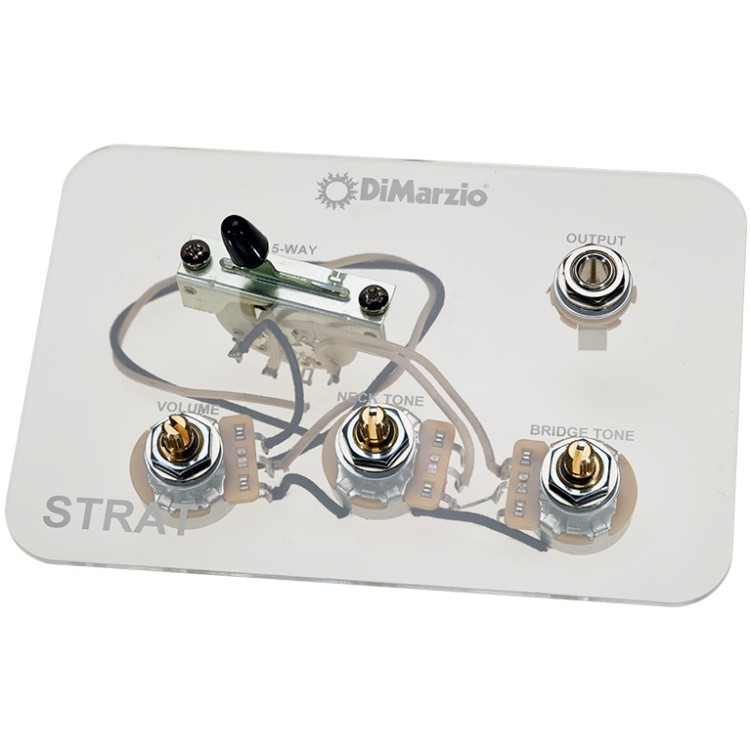 DIMARZIO GW2108A5 STRAT WIRING HARNESS WITH 5-WAY SWITCH AND 250K POTS DIMARZIO GW2108A5 STRAT WIRING HARNESS WITH 5-WAY SWITCH AND 250K POTS