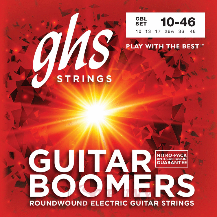 GHS GBL Boomers Light Electric Guitar Strings 10/46