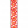 Planet Waves 50PCLV00 PEACE & LOVE WOVEN GUITAR STRAP - Pink and White Ремінь