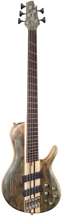 Бас-гітара Cort A5 Plus SCMS (Open Pore Trans Grey) w/Case