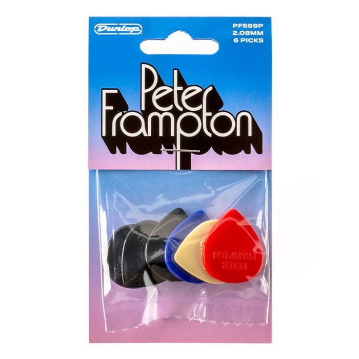 DUNLOP PETER FRAMPTON VINTAGE JAZZ TEARDROP PICK - 6 PACK