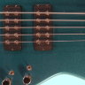 Бас-гітара G&L L2500 FIVE STRINGS (Emerald Blue, Ebony, Fretless) № CLF48200