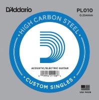 D'Addario PL010 Plain Steel 010