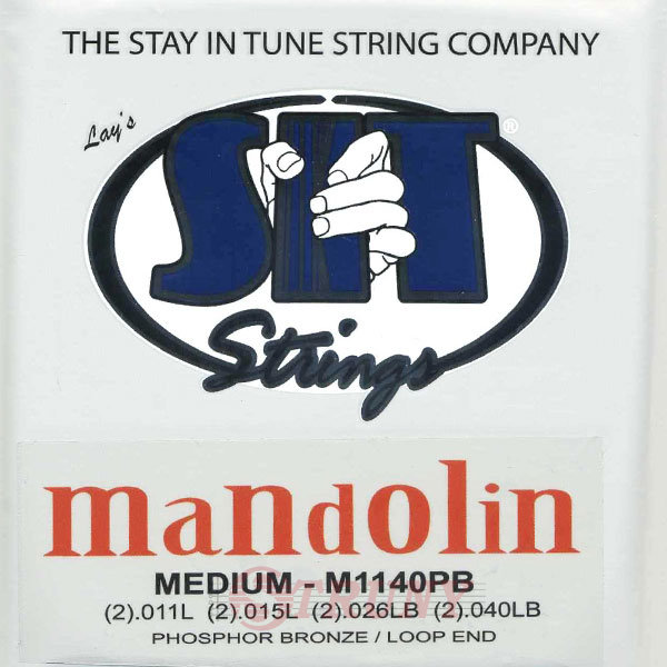 SIT M1140PB Mandolin Phosphor Bronze/Loop End Medium Set 11/40