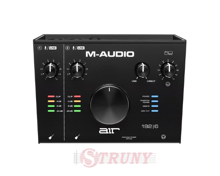 M-Audio AIR 192|6 Аудіоінтерфейс USB 24 біт/192 кГц для PC/Mac