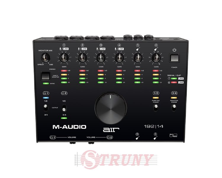 M-Audio AIR 192|14 Аудіоінтерфейс USB 24 біт/192 кГц