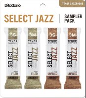RICO Select Jazz Reed Sampler Pack - Tenor Sax 3S/3M Трости тенор саксофона