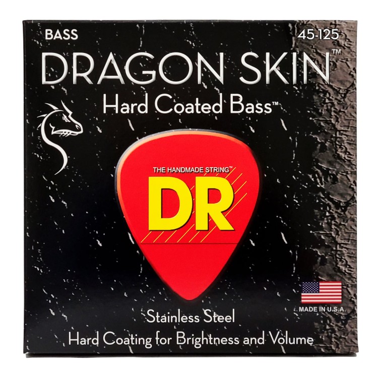 DR Strings DRAGON SKIN Bass 5-String - Medium (45-125) DR Strings DRAGON SKIN Bass 5-String - Medium (45-125)