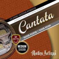 Medina Artigas Cantata 630-3PM Clear Nylon / Silver Plated Wound Medium Tension
