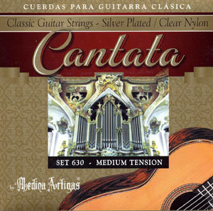 Medina Artigas Cantata 630 Clear Nylon / Silver Plated Wound Medium Tension  