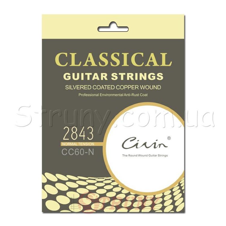 Civin CC60 N Classical Guitar Strings Nylon Normal Tension