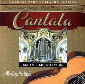Medina Artigas Cantata 640 Clear Nylon / Silver Plated Wound Light Tension 