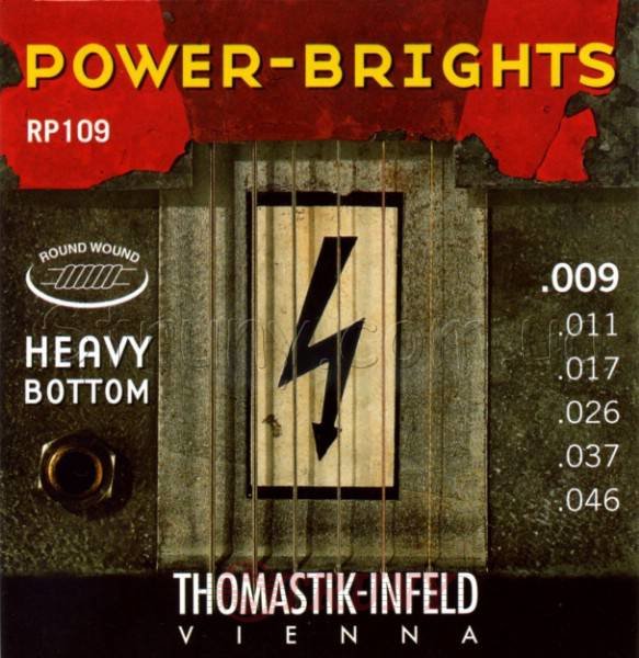 Thomastik-Infeld Power Bright RP109 Heavy Bottom Light Electric Guitar Strings 9/46
