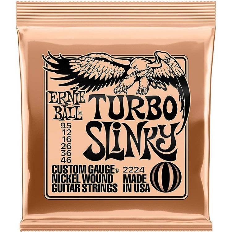 Ernie Ball 2224 Turbo Slinky Nickel Wound 9.5/46