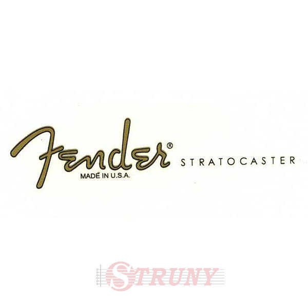 Деколь Fender Stratocaster Gold