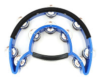 Maxtone Power-2 Tambourine w/Protecting Trim (Blue) Тамбурин