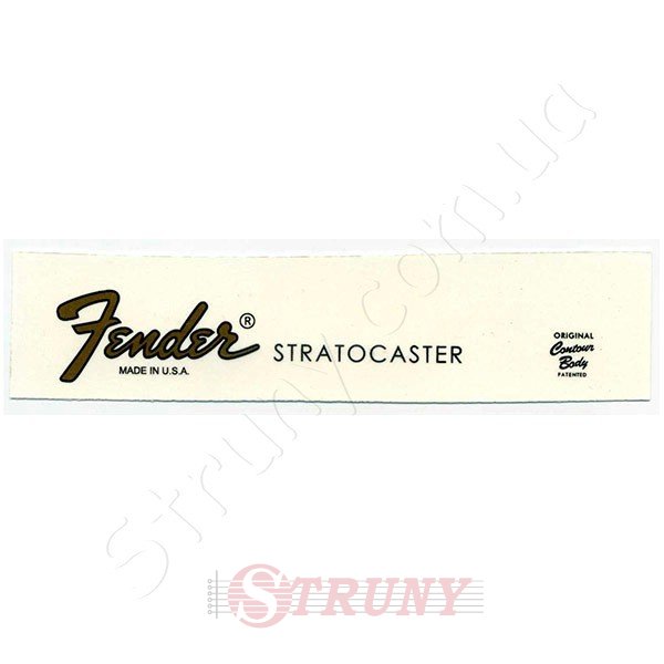 Деколь Fender Stratocaster Contour Body Gold