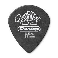 Dunlop 482P.88 TORTEX PITCH BLACK JAZZ PLAYERS PACK 0.88